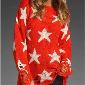 Wildfox White Label Stars Sweater